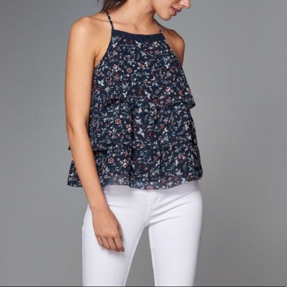 Abercrombie & Fitch Tops - ABERCROMBIE & FITCH Floral Tank!